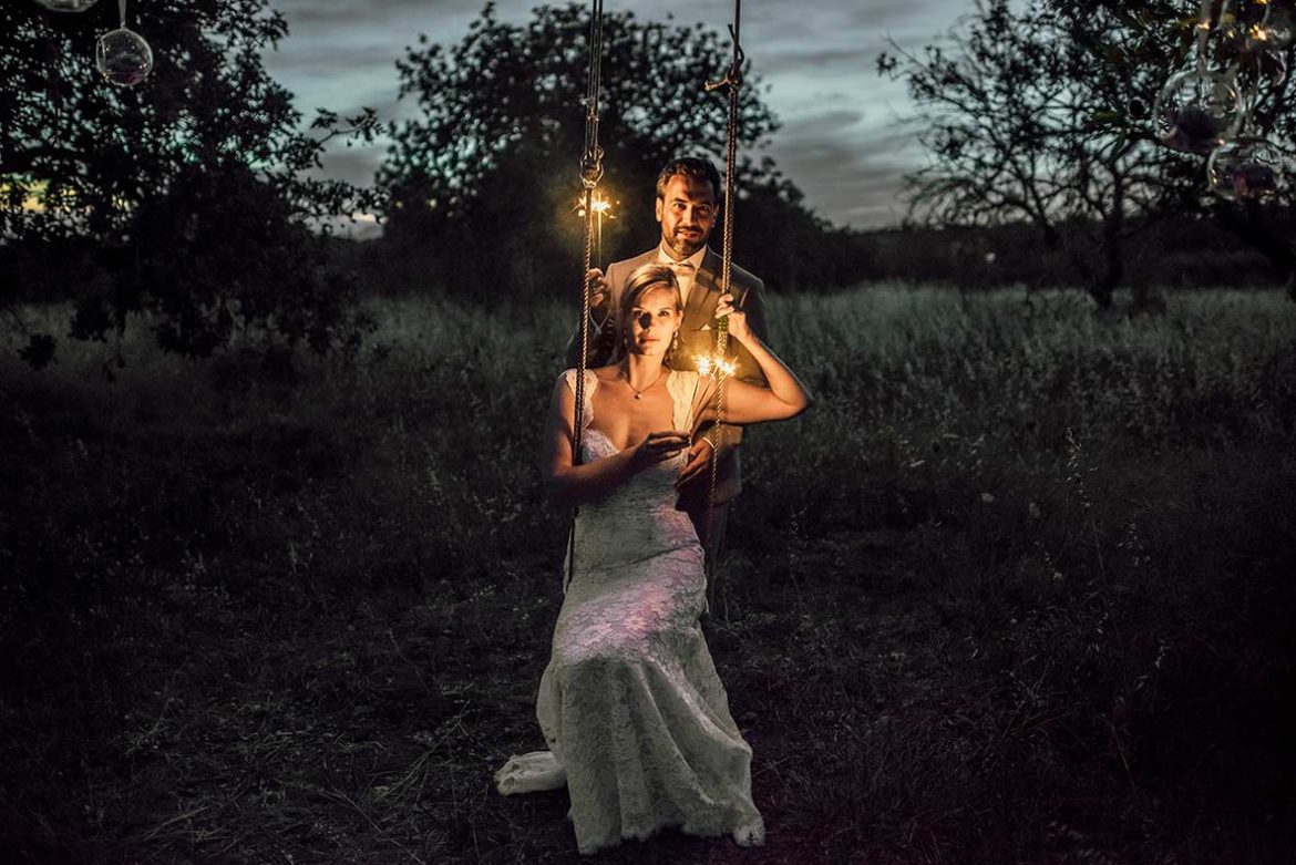 wedding photographers mallorca swing