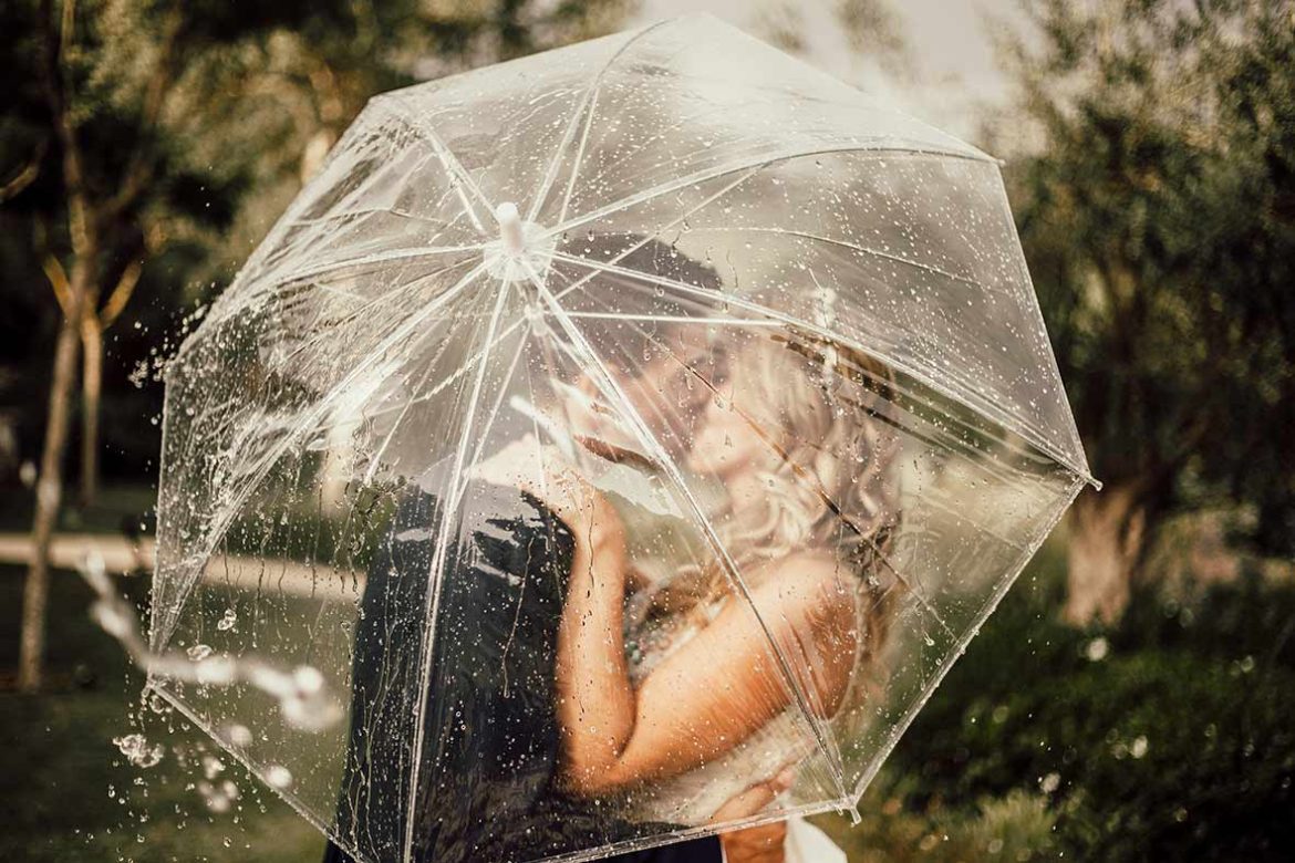 sesión depostboda mallorca paraguas