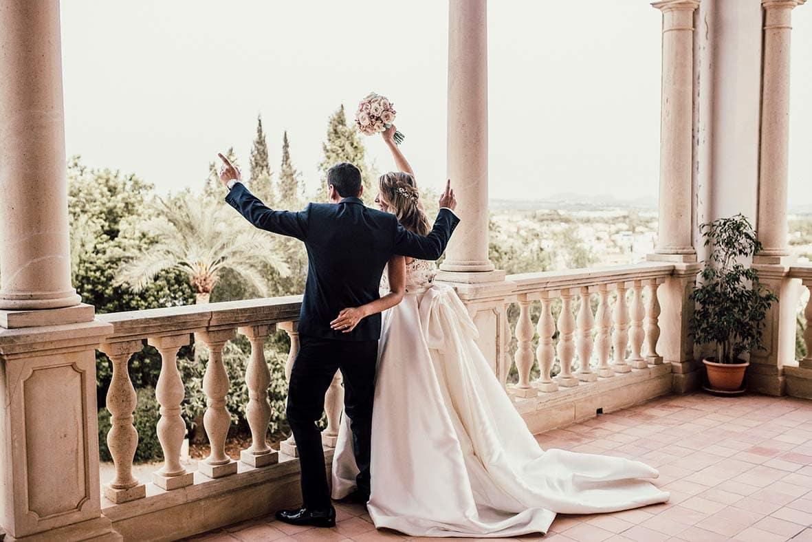 "ALT"equipo de fotógrafo en mallorca balcón