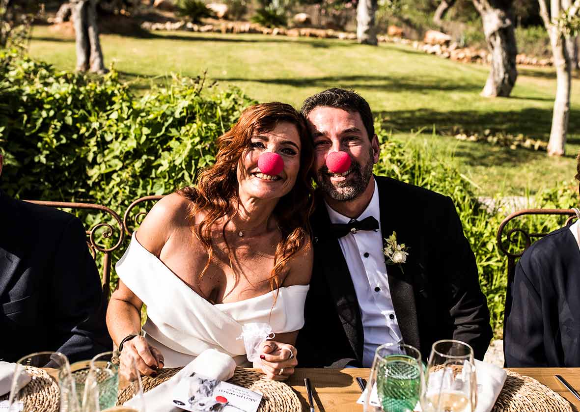 "ALT"reportaje de boda en mallorca pareja nariz