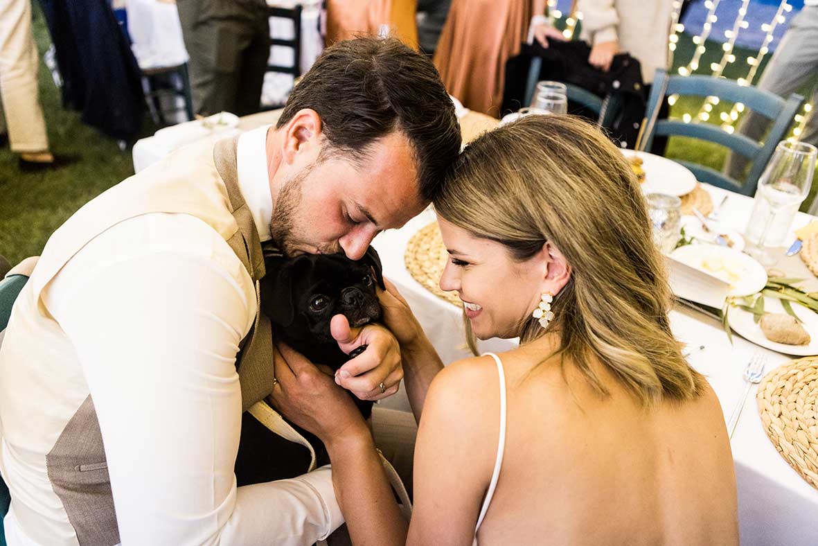 "Alt"fotógrafo de bodas en España con perrito en boda"