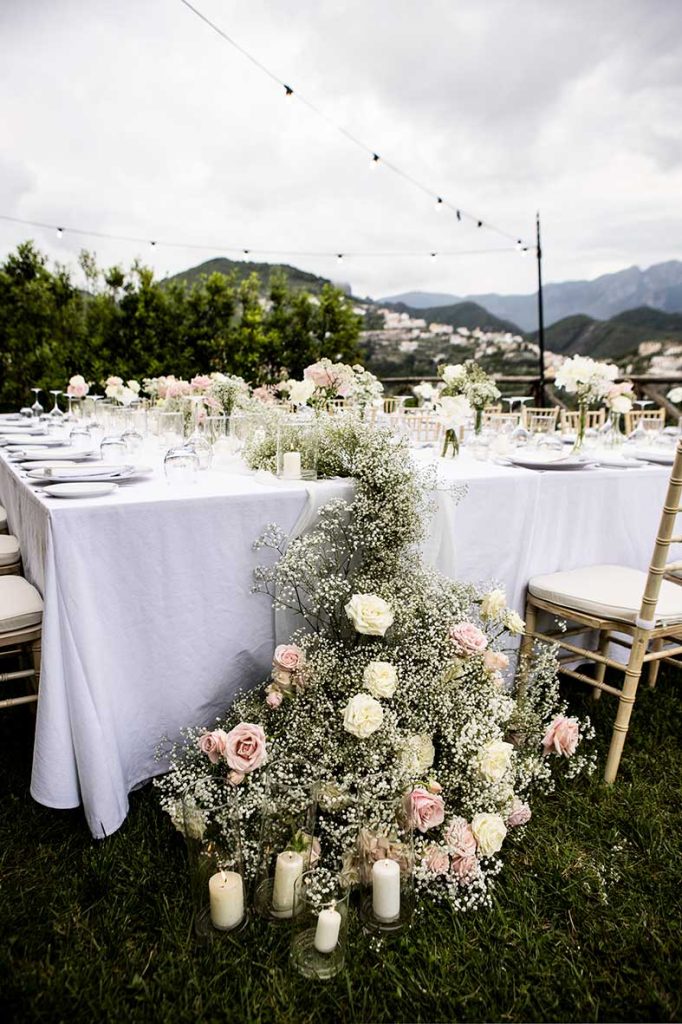"ALT"fotógrafo en la costa amalfitana decoración mesas palazzo pascal"