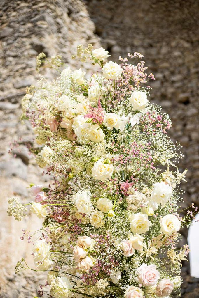 "ALT"boda en la costa amalfitana flores basilica"