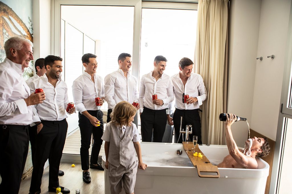 "ALT"boda en son marroig deia mallorca bañera y patitos"