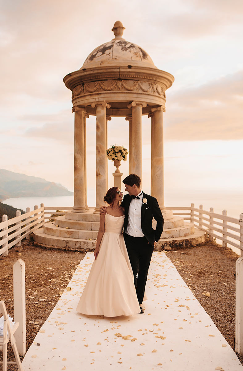 "ALT"boda en son marroig deia mallorca elegante pareja"