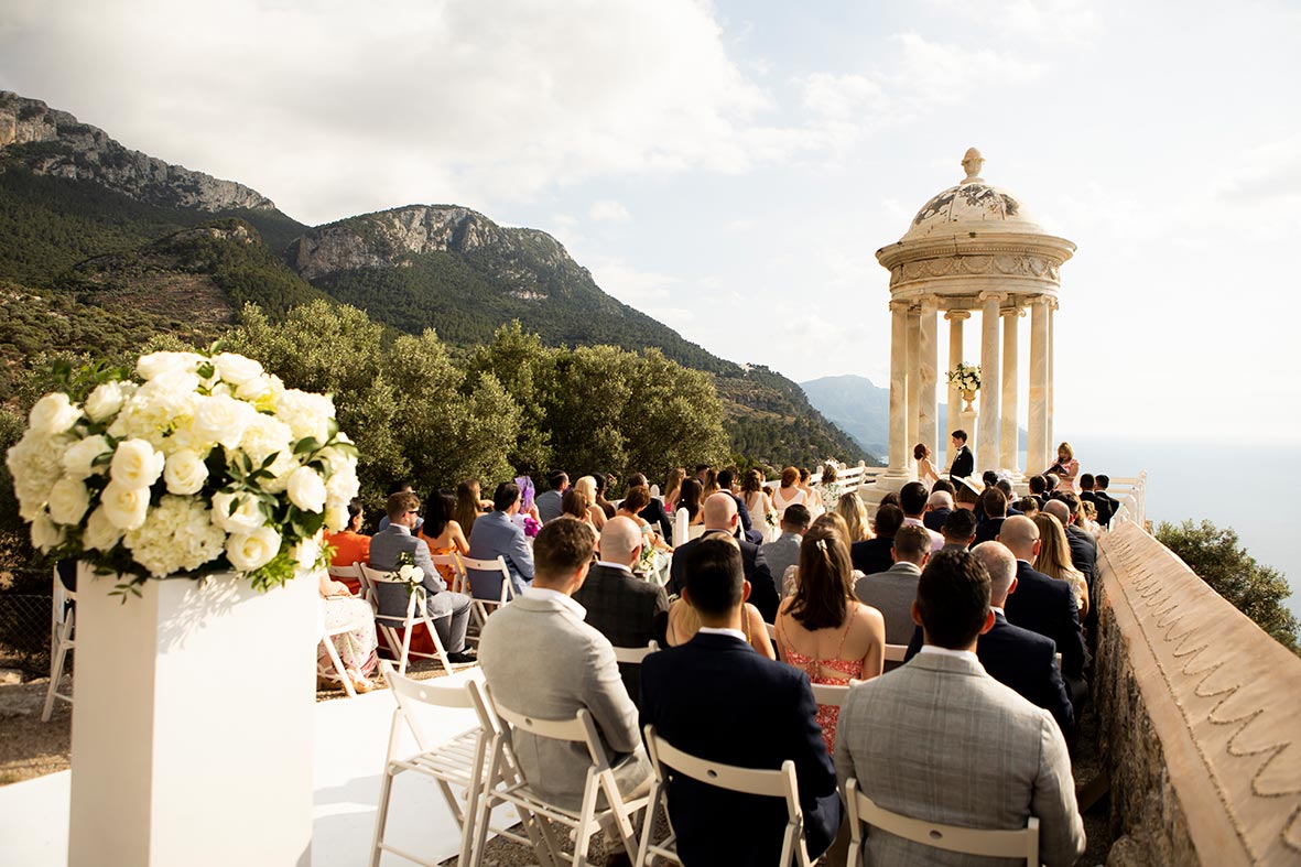 "ALT"boda en son marroig deia mallorca templete de lado"