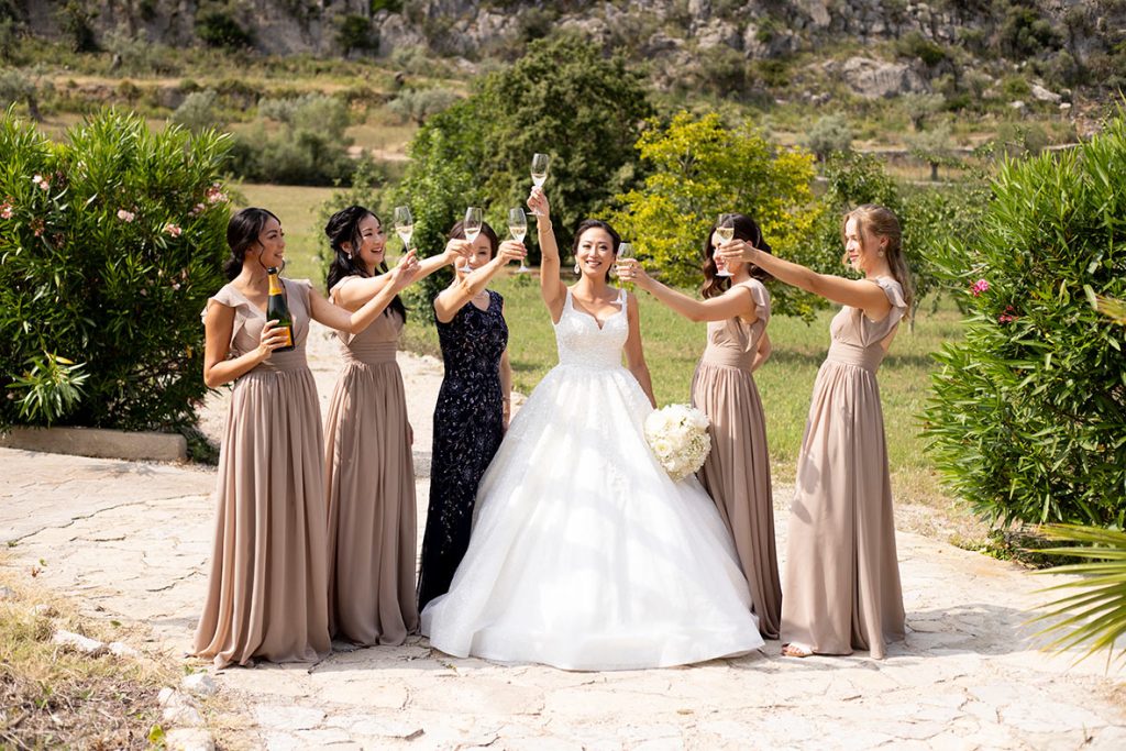 "ALT"boda coreana en finca comassema mallorca bridesmaids"