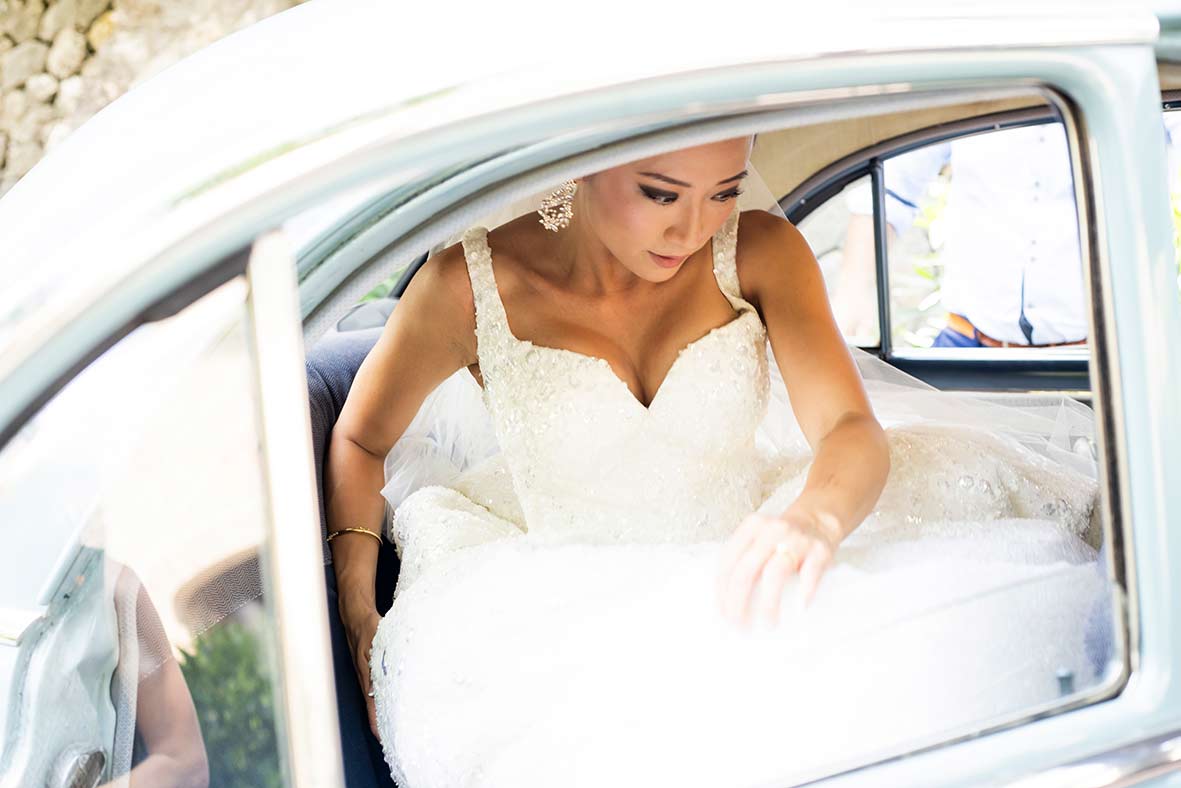 "ALT"boda coreana en finca comassema mallorca dentro del coche"