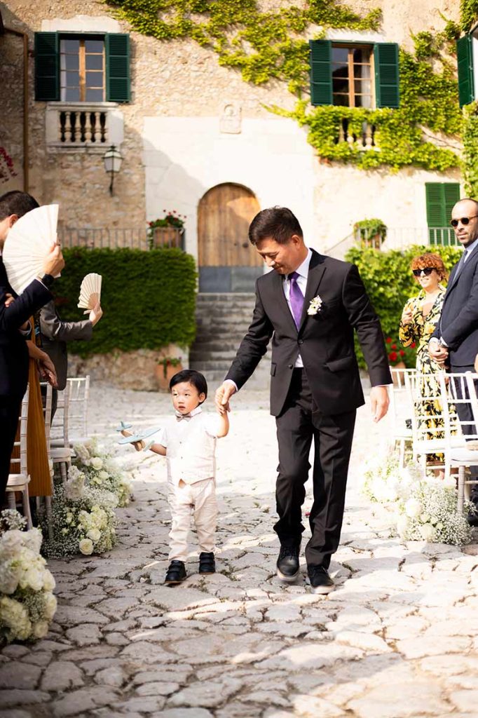 "ALT"boda coreana en finca comassema mallorca entrada sobrino"