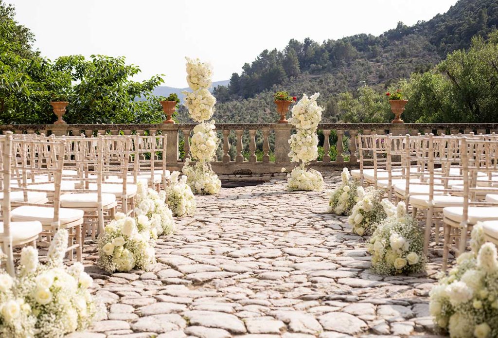 "ALT"boda coreana en finca comassema mallorca flores ceremonia"