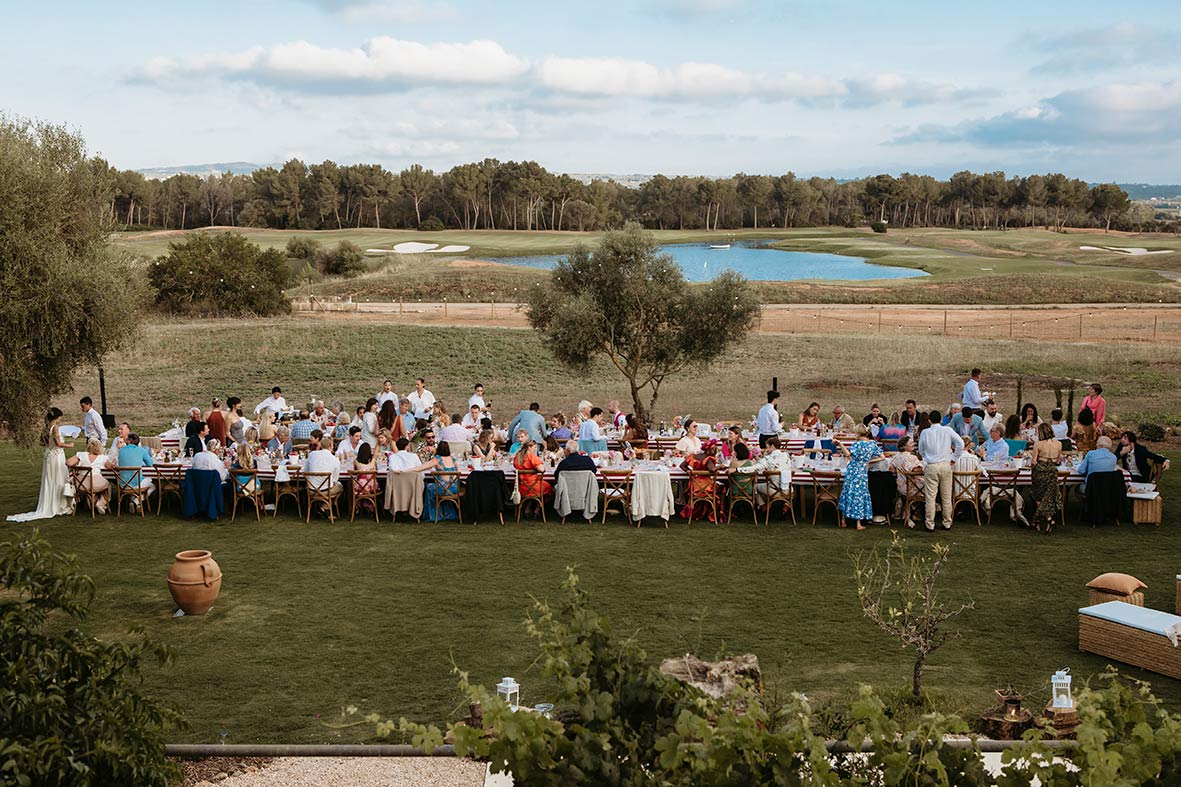 "ALT"boda inglesa en mallorca vista mesas tarde"