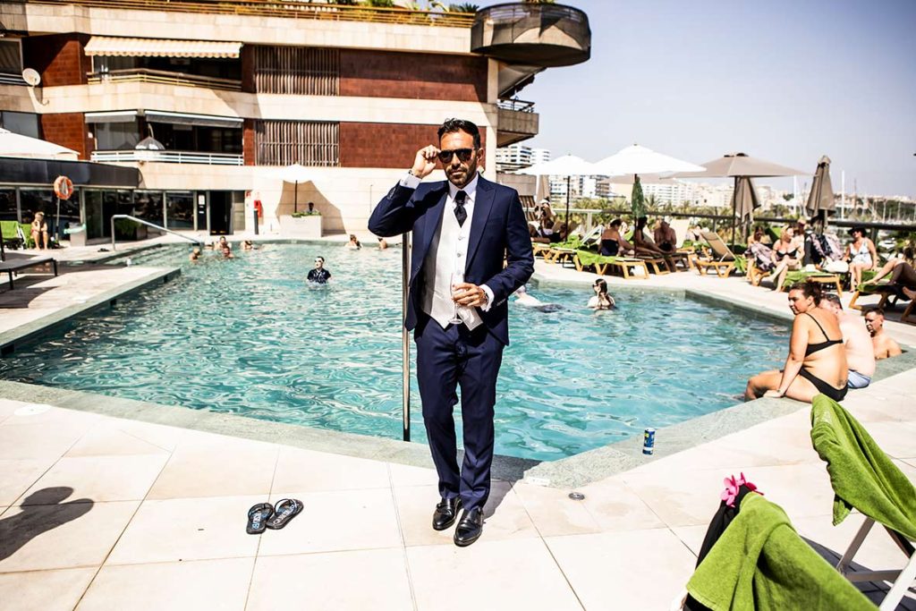 "ALT"boda mexicana en finca son maixella mallorca piscina novio"