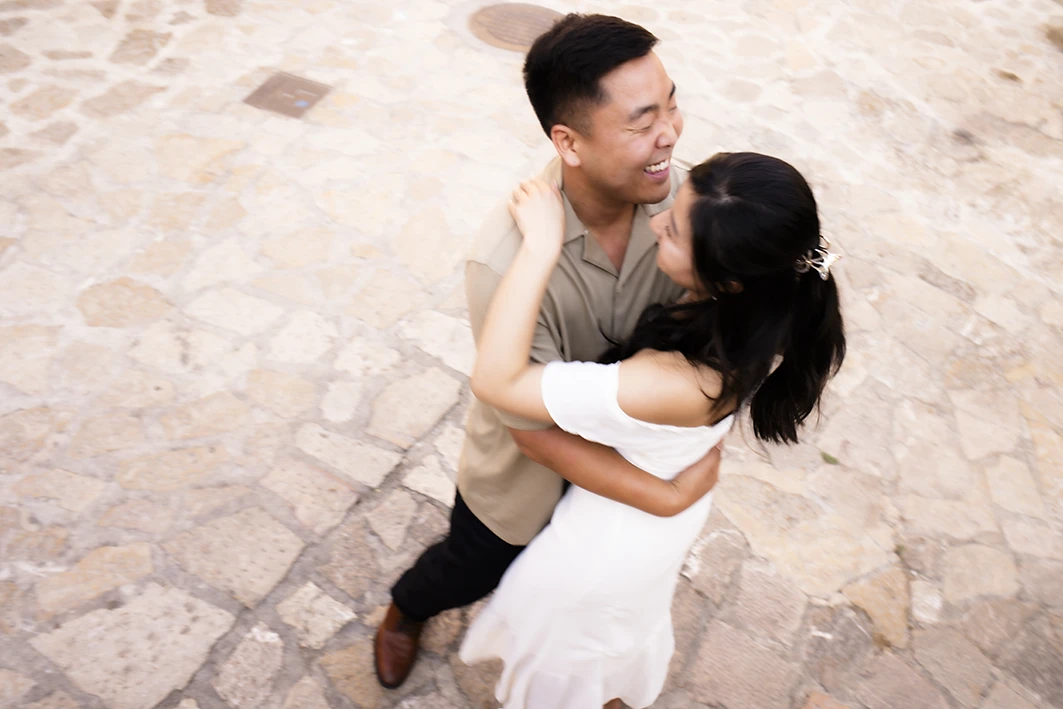 Romantic surprise proposal in Mallorca captured by Inma del Valle.