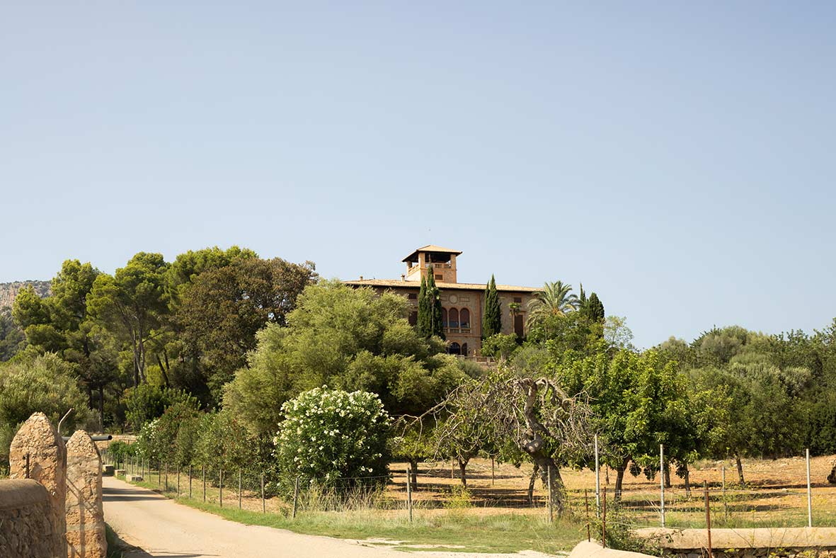 Son Togores wedding venue Mallorca finca exterior surrounded by nature