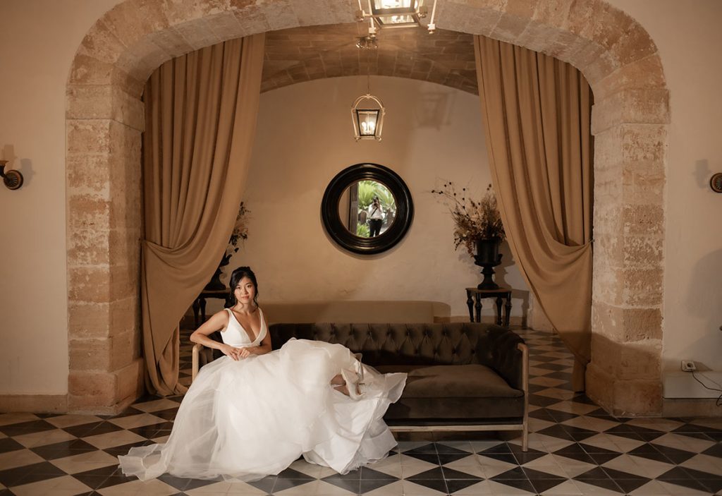 bride preparation Son Veri Mallorca elegant interior