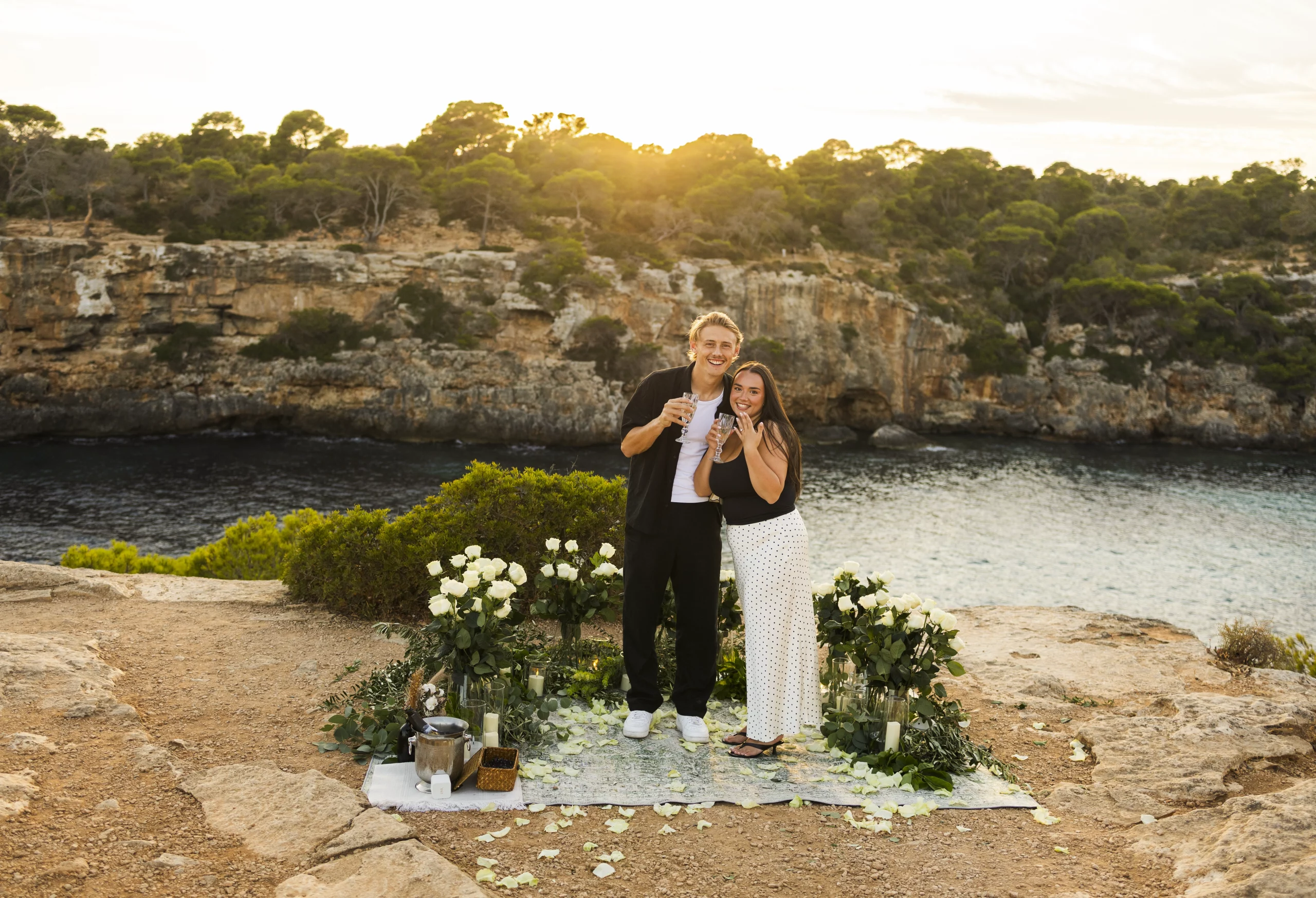 pedida de mano en mallorca romantica